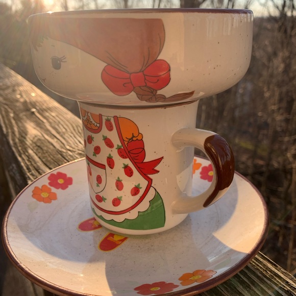 Cottage core 3 piece bowl mug and plate 👧 - Picture 3 of 13